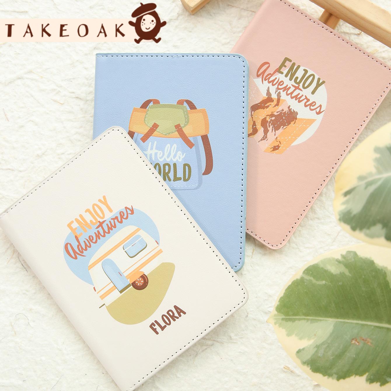 Travel Accessories Overseas - Copertina per Passaporto Personalizzata in Pelle