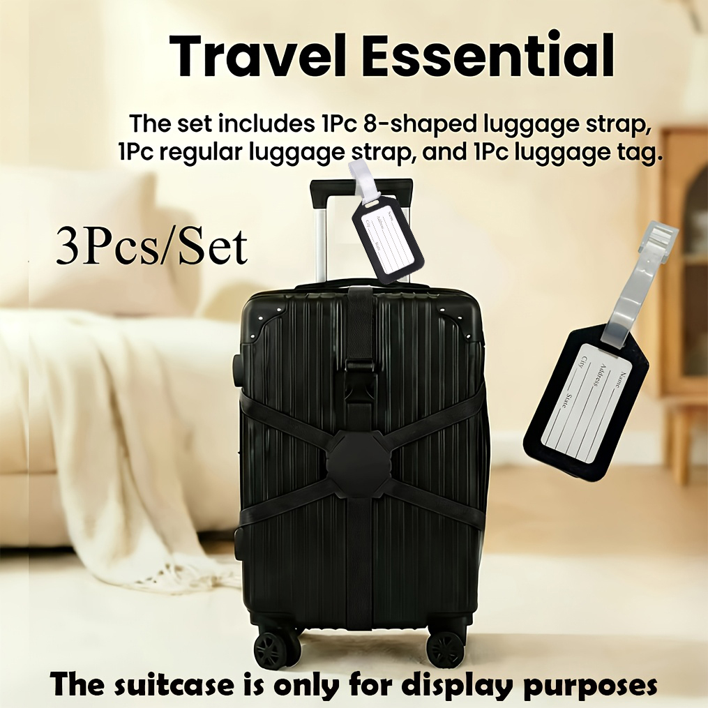 Travel Accessories Designer - Set da 3 pezzi (2 cinghie
