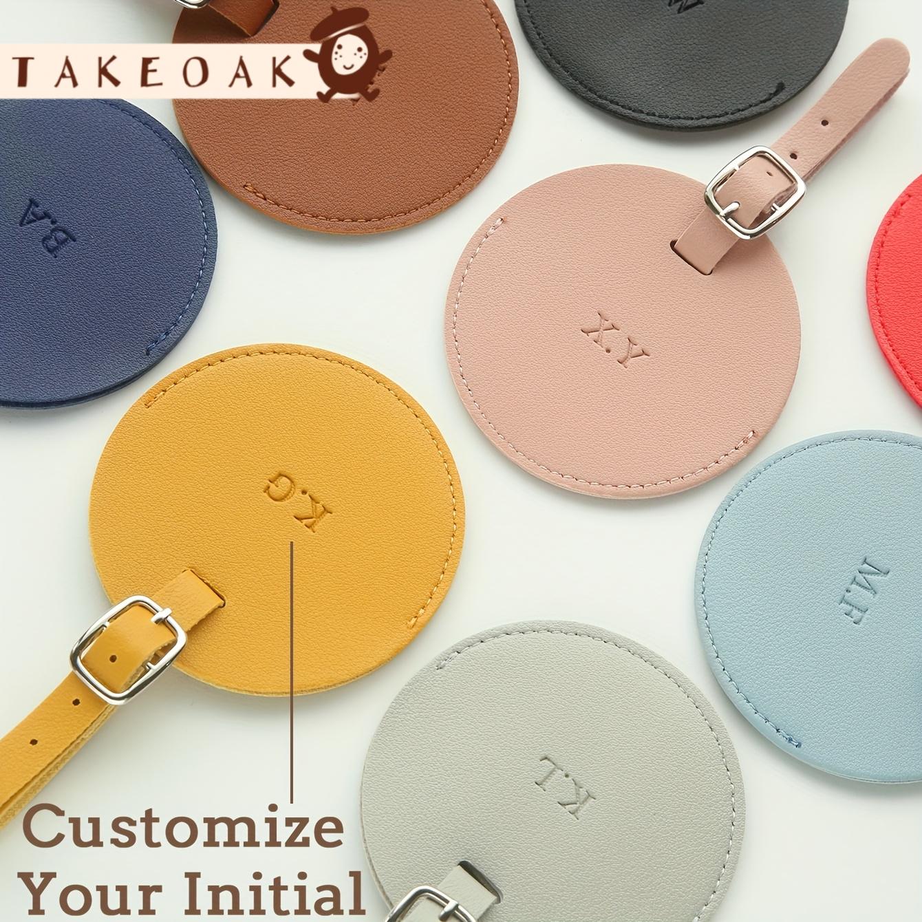 Travel Accessories Overseas - Etichetta per Bagagli in Pelle Personalizzata