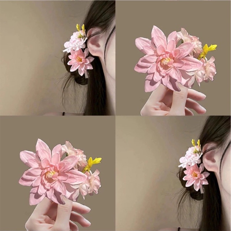 Travel Accessories Bunnings - Fermaglio per capelli a fiore rosa