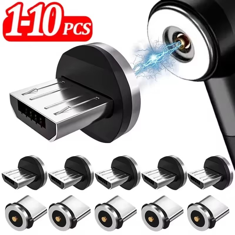 Travel Plug Type C - 1/5/10 Pezzi Adattatore Magnetico USB-A Tipo