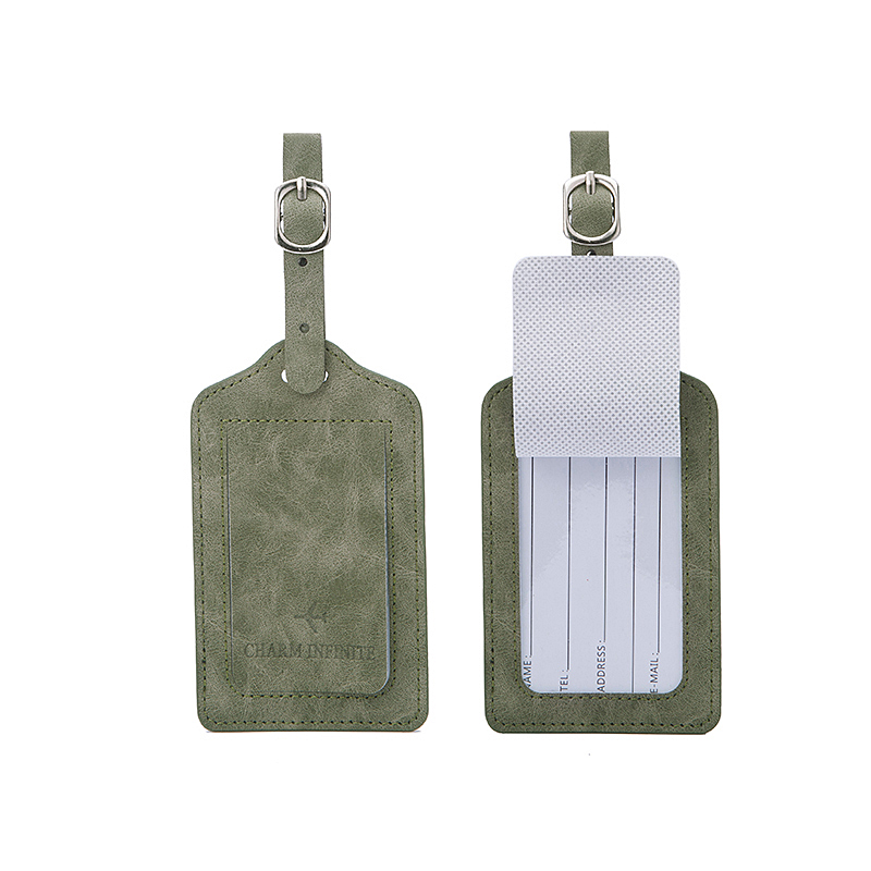 Qantas Travel Accessories - Etichetta per Bagagli in Pelle PU