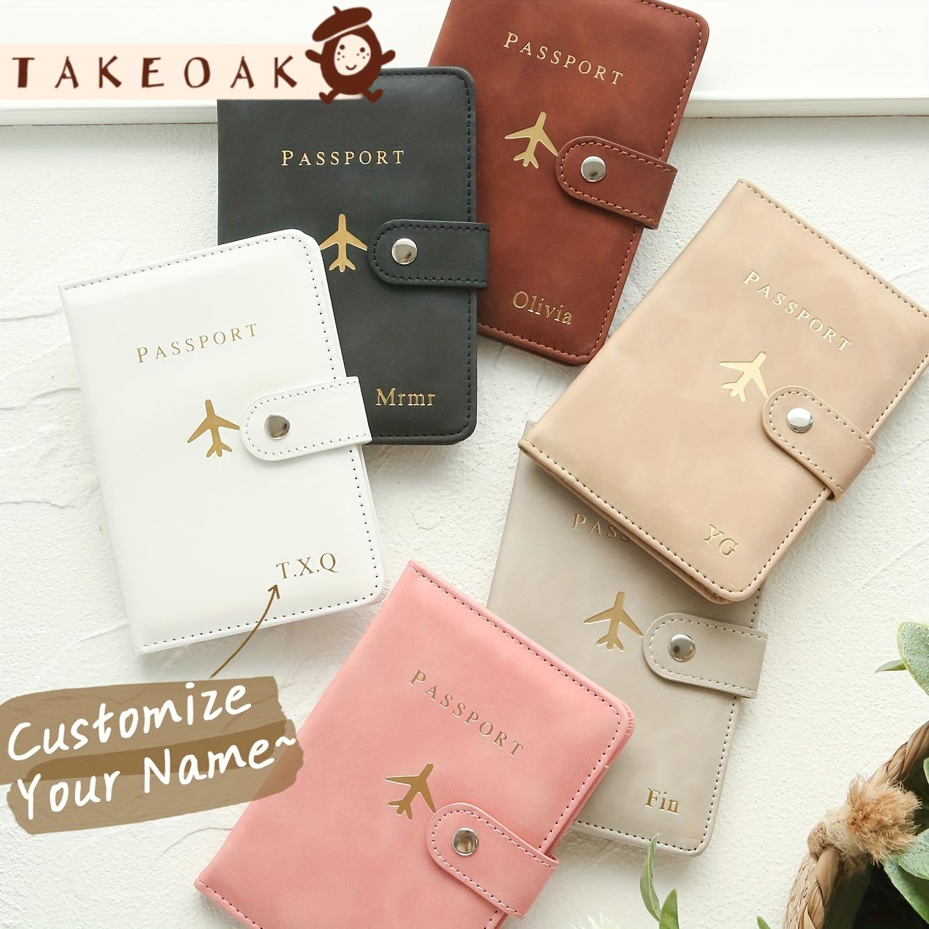 Travel Accessories Overseas - Porta Passaporto in Pelle PU Personalizzato