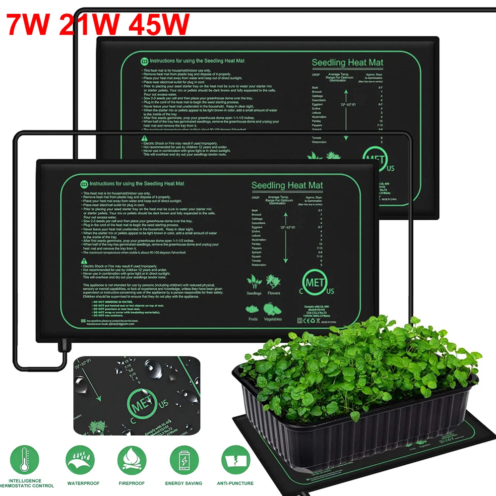Travel Accessories Uk - 10/25/50 CENTIMETRI Piantina Tappetino di Calore