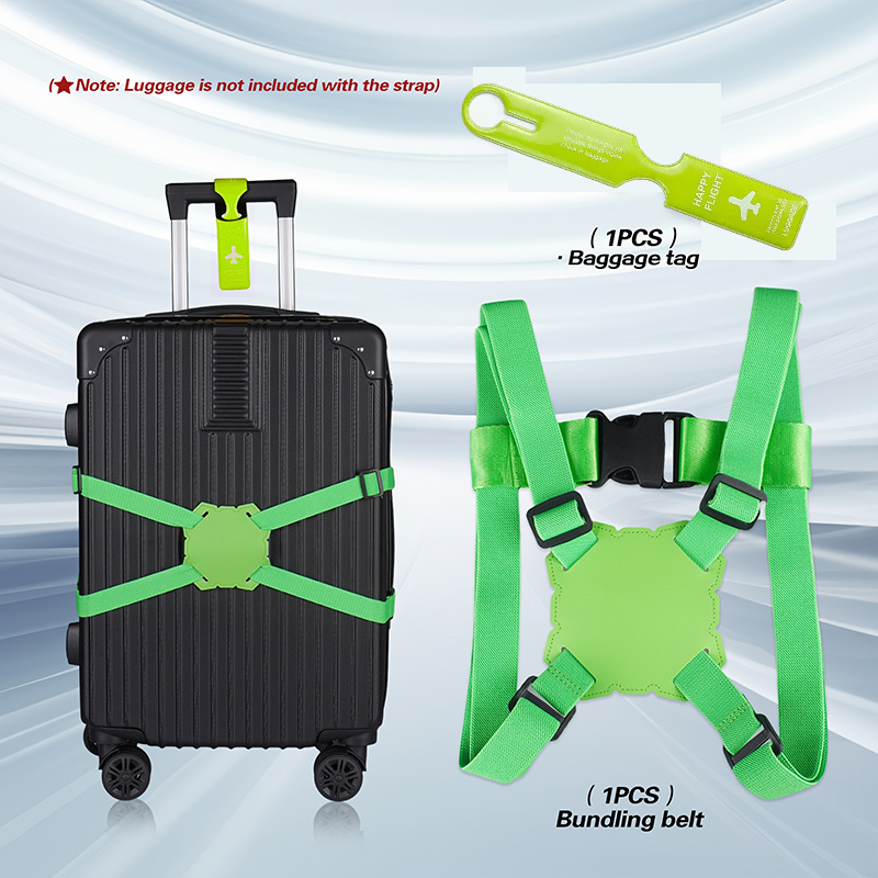 Set di 2 cinghie per bagagli + - Travel Accessories In Bulk recensione e prezzo