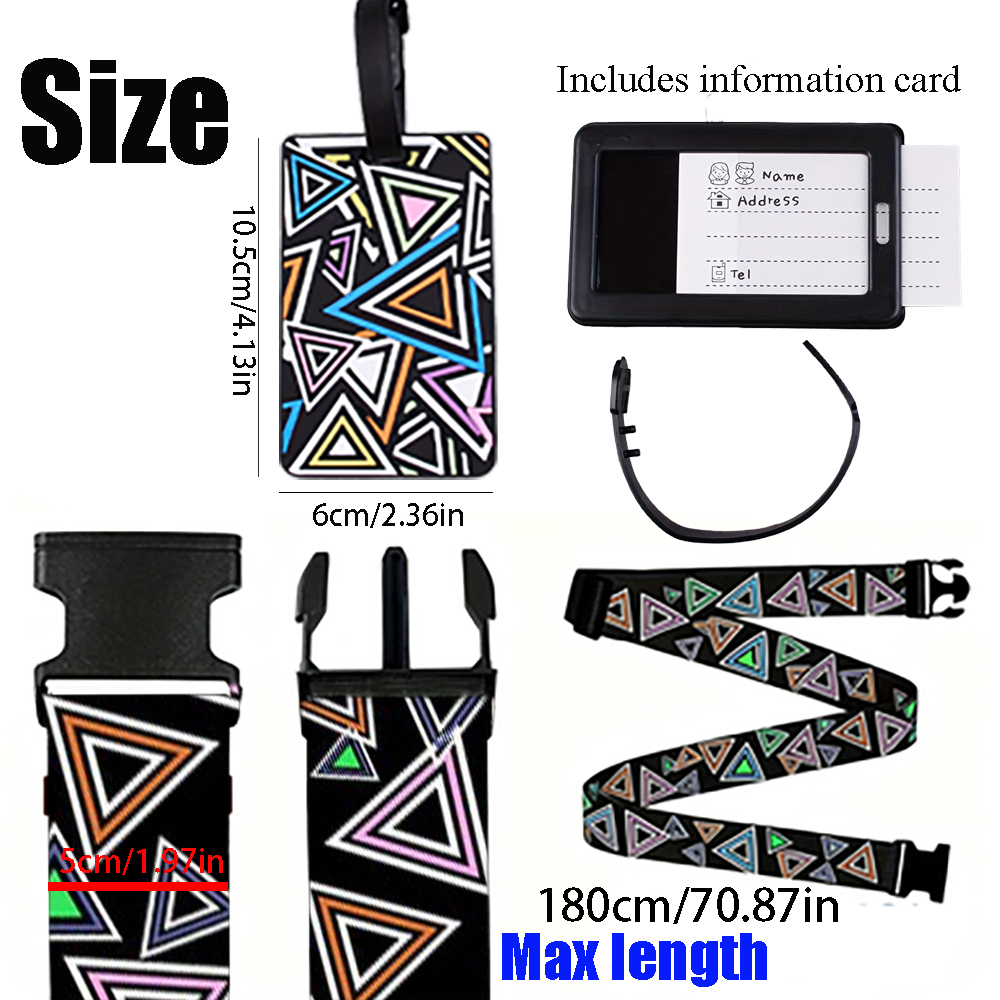 Set di 2 cinghie per bagagli c - Travel Accessories Designer recensione e prezzo